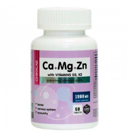 Ca+Mg+Zn, D3 60 tab ChikaLab